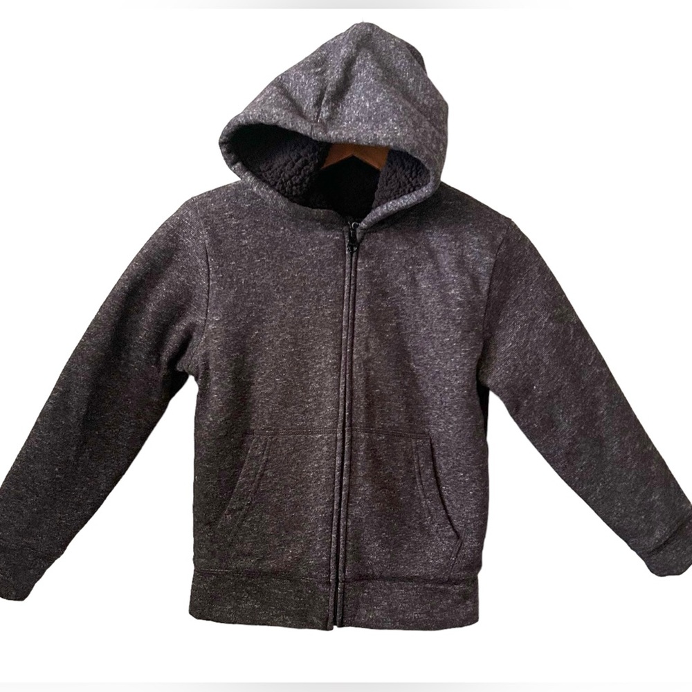 The Children’s Place Sherpa Lined Full-Zip Jacket Size M (7/8)